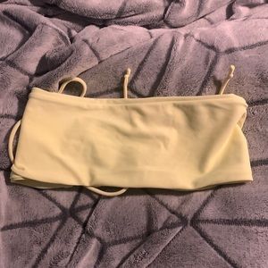 yellow bathing suit top